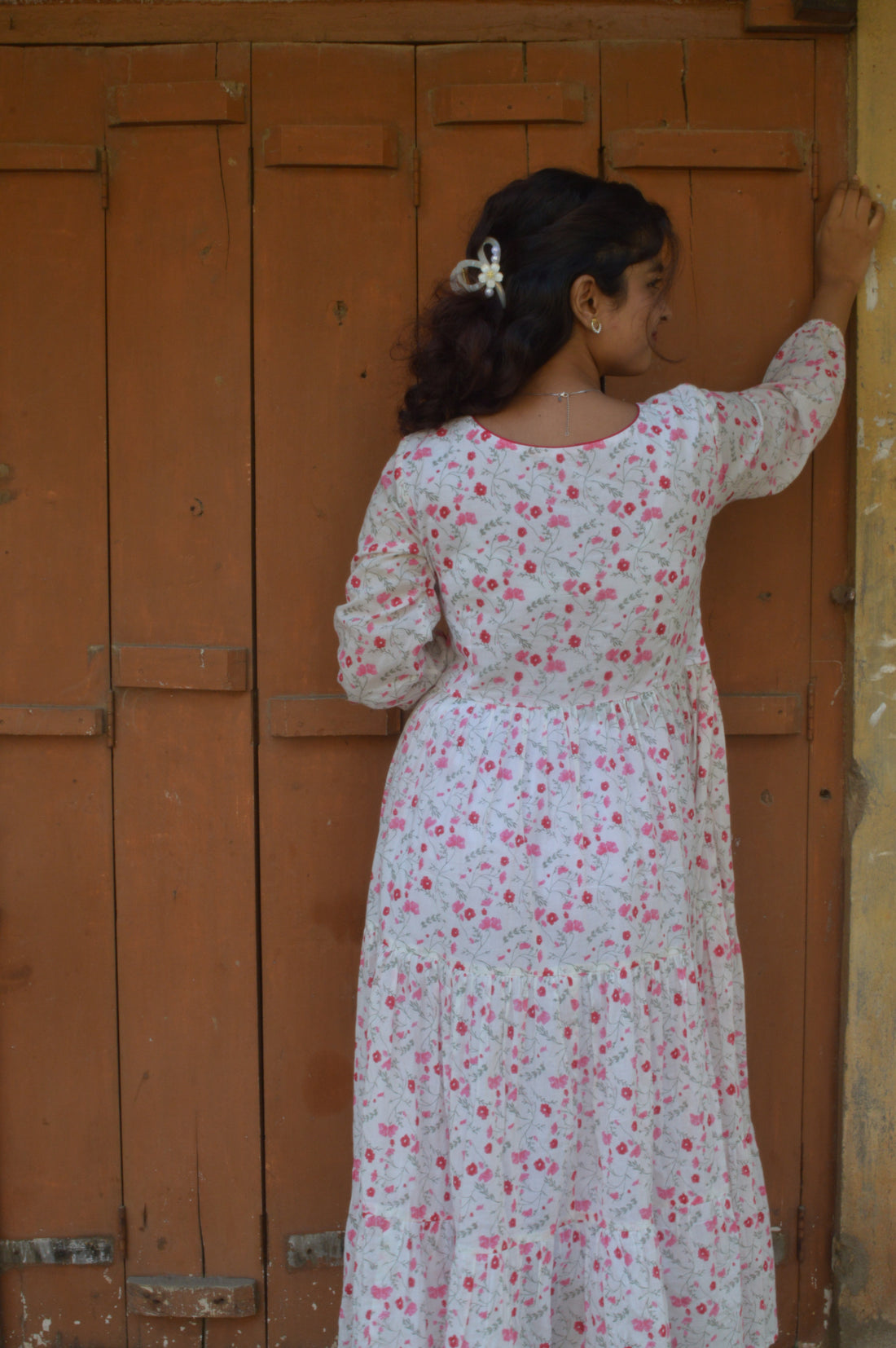 Blossom Pink Pure Cotton Maxi Dress 🌸