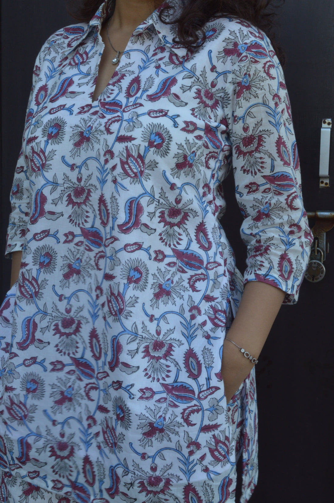 Floral Harmony Pure Cotton Co-ord Set 🌺