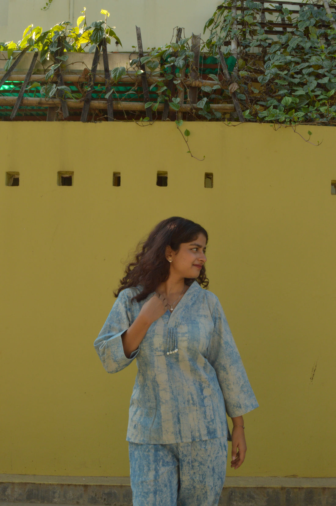 Misty Blue Pure Cotton Co-ord Set 💙